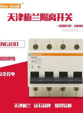 天津梅兰日兰隔离开 关INT/ING3P4P32A40A63A80A100A空气开 关断