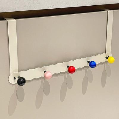 门后挂钩免打孔强力承重挂衣钩置物架悬挂卧室门衣帽挂包收纳挂架