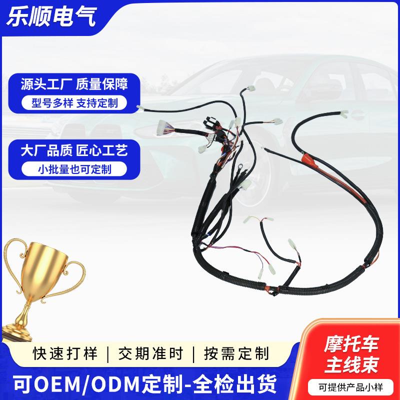 广东厂家摩托车主线束整车线路电摩车主线功能线线束电器件连接线