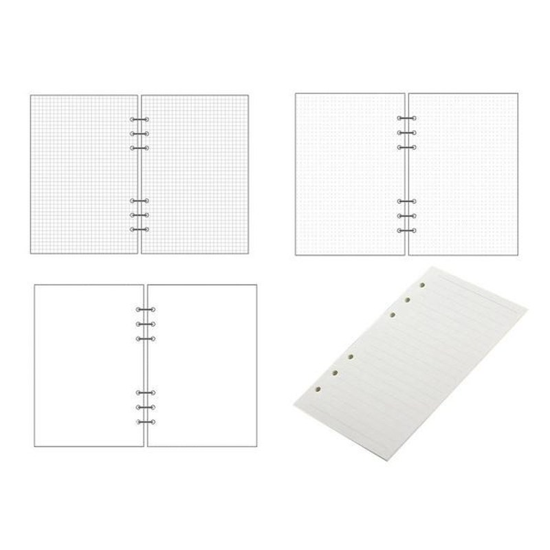 现货6-Hole Loose-Leaf Refills Loose-Leaf Paper Notebook Refi