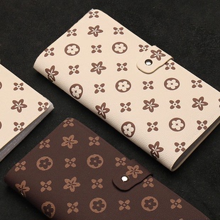 2025新款大容量定期存单收纳本票据银行存单夹支票收纳存折收纳册