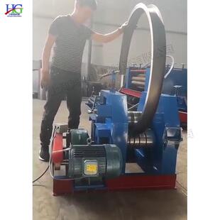 槽钢齿轮传动卷圆机 不锈钢板三辊卷管机 机械化角钢铝板卷筒机