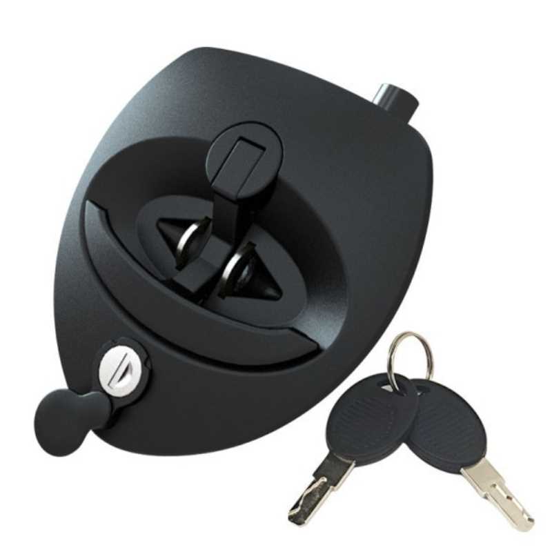 特种车辆工具箱锁桃形锁房车拖车门锁T型把手碗锁压缩收紧锁BS831