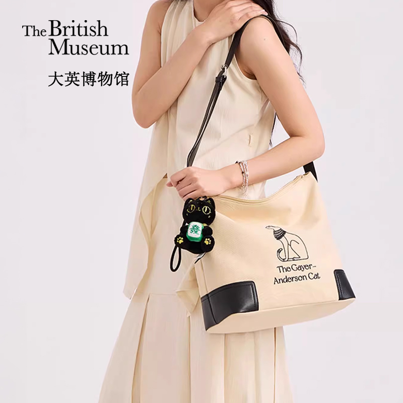 大英博物馆休闲单肩包托特包百搭