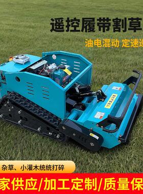 自走式草坪碎草机 机带式园林开遥EYF控割草 果园除草履荒碎草机