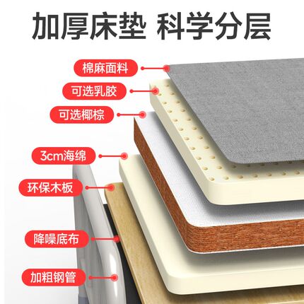 折叠床单人床家用款成人午休午睡一米小床加床简易铁床加固硬板床