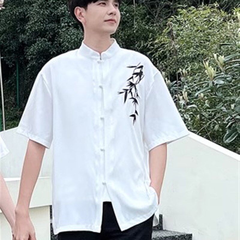 现货新中式朗诵班服中国风汉服初高中学生古风合唱演出服校服套装