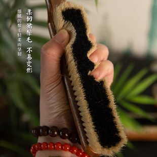 猪毛刷除尘刷子羊绒毛大衣刷扫床沙发扫把抚平毛絮护理刷清洁猪鬃