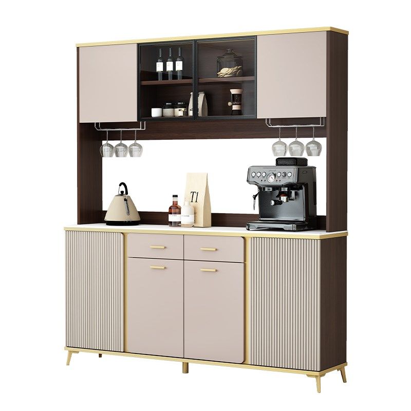 岩板餐边柜现代简约轻奢酒柜客厅家用高柜一体靠墙厨房碗柜储物柜,住宅家具,餐边柜,淘宝优惠券,粉丝福利购,淘宝优惠卷