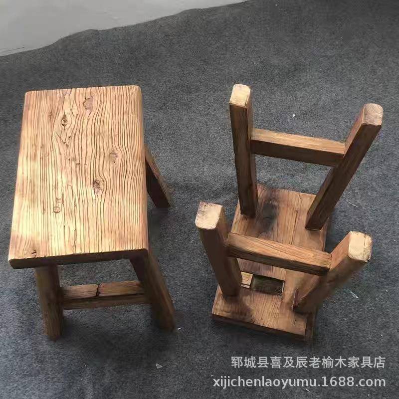 厂家直供老榆木门板条凳全实木方凳老门板中式换鞋凳旧矮凳长板凳