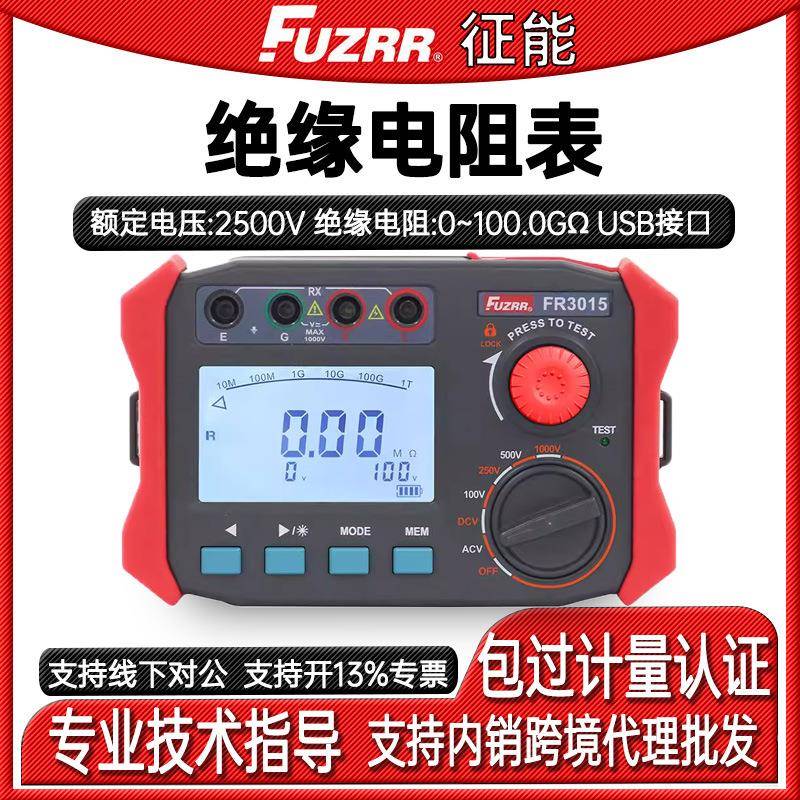 兆欧表绝缘电阻测试仪FR3015E数字摇表绝缘表高精度2500V