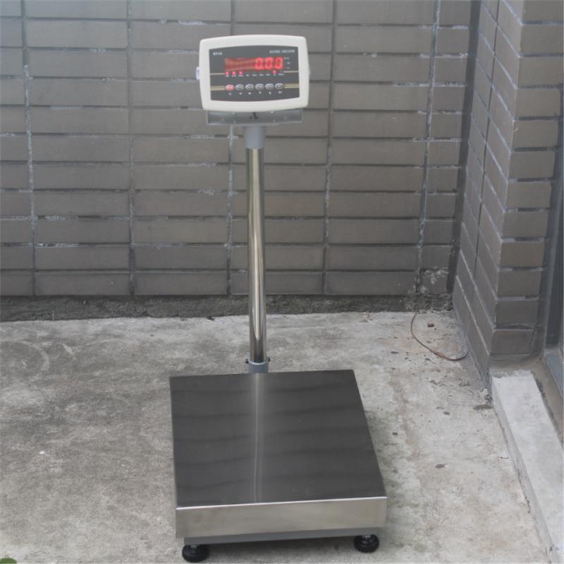 价电子磅秤300kg 英文电子台称200kg500kg工业计重电子台秤