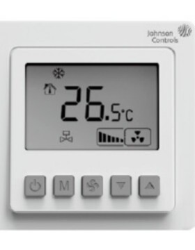 江森T5200-TB-9JS0中央空调温控器 风机盘管液晶温度控器