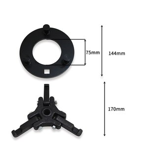 谐波平衡器减震器正时皮带轮拉具拆卸和修理车库工具组