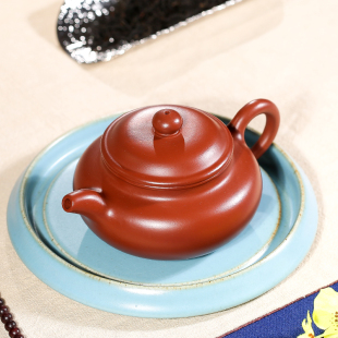 家用纯色泡茶茶壶 宜兴紫砂壶名家纯手工大红袍仿古壶功夫茶具套装