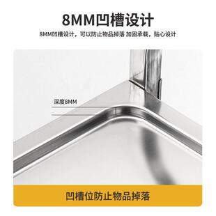 店加厚不锈餐车小推车二层酒商用餐厅钢传菜三车无品牌/移动摆摊