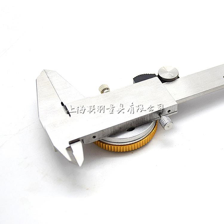 联羽带表卡业0300mm高精度0-150-200不锈钢工-级尺411油代表游标