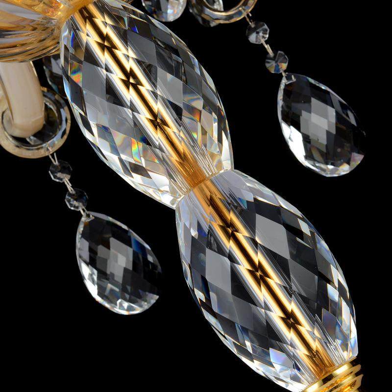 d欧式卧室头台灯现代简床约客厅书房水晶台灯le办公HT328桌餐厅台