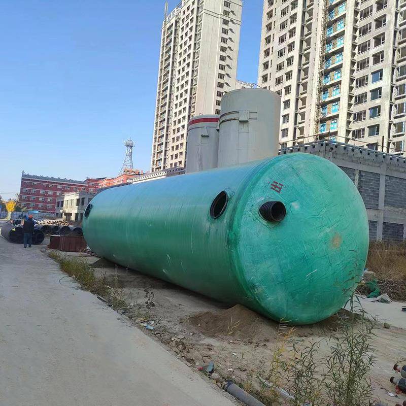 玻璃钢蓄水池缠绕体式隔污水璃处理一玻钢蓄水设备污水处863理油