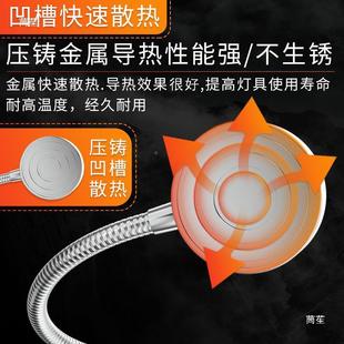 机床工作V灯led2磁20强数控车床灯软管鹅颈灯照399明长臂灯工业台
