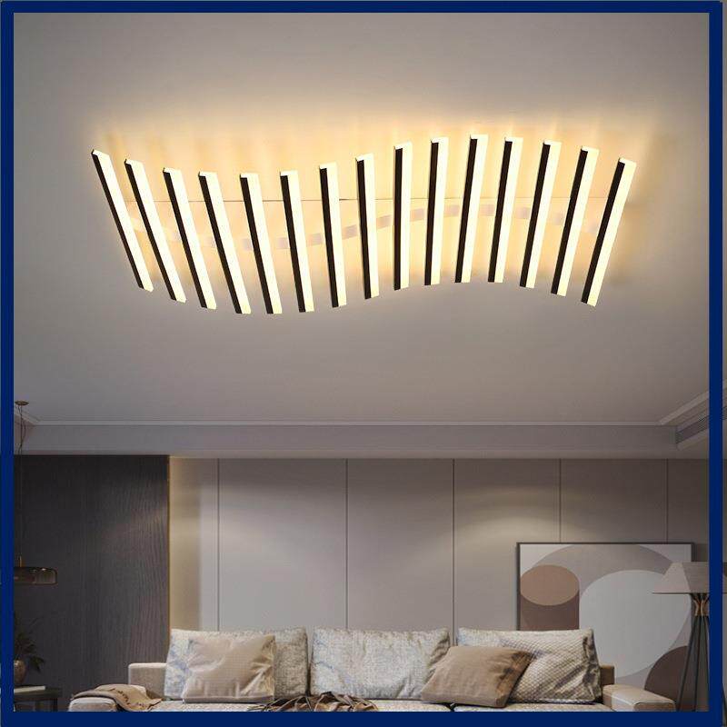 客厅灯大气简约现长条室亚克力吸顶灯餐厅729意灯led创卧房间代灯