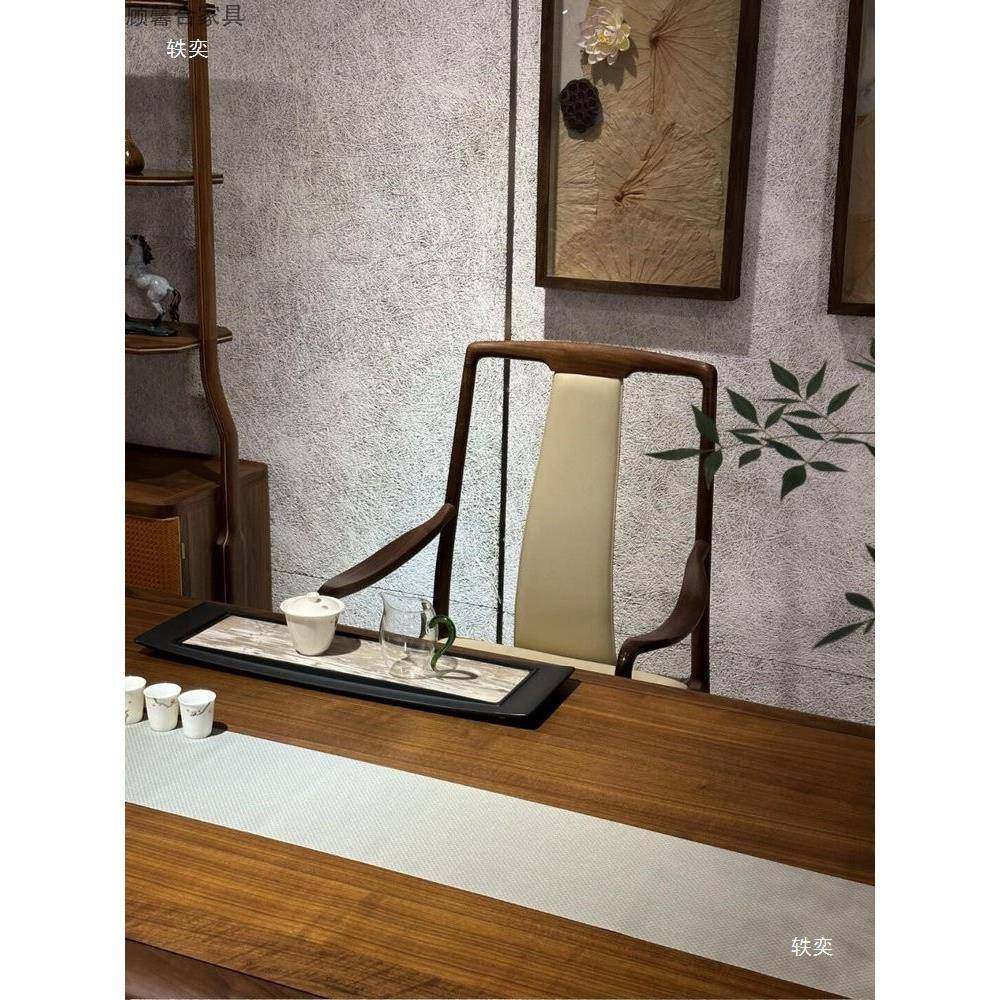 新中款式木茶桌椅组合2025北美黑实桃木FMP意式轻奢办公室茶台茶,鲜花速递/花卉仿真/绿植园艺,其它园艺用品,淘宝优惠券,粉丝福利购,淘宝优惠卷