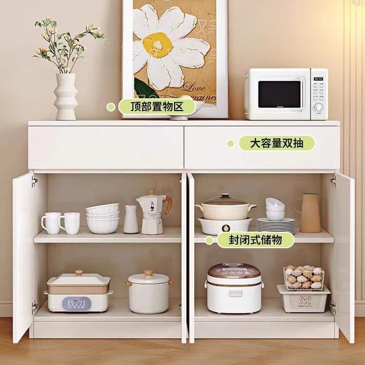现客代APD简约实木餐边柜靠墙厅收纳柜奢轻储物柜厨房碗柜橱玄柜