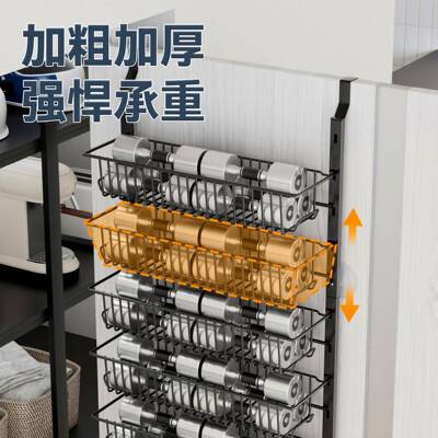 调卫生间门后篮置物6864架多功能免打孔多房层可挂节厨卧室夹缝收