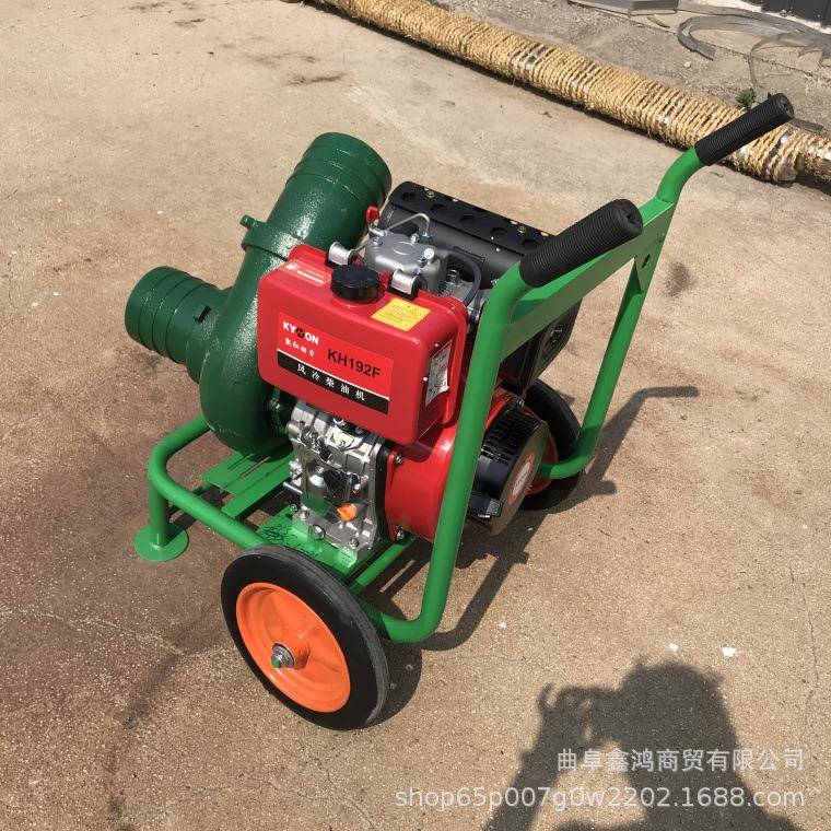 溉抽水汽油抽XH-LX水泵推车灌款油抽水泵风手拉冷汽启动柴油离心