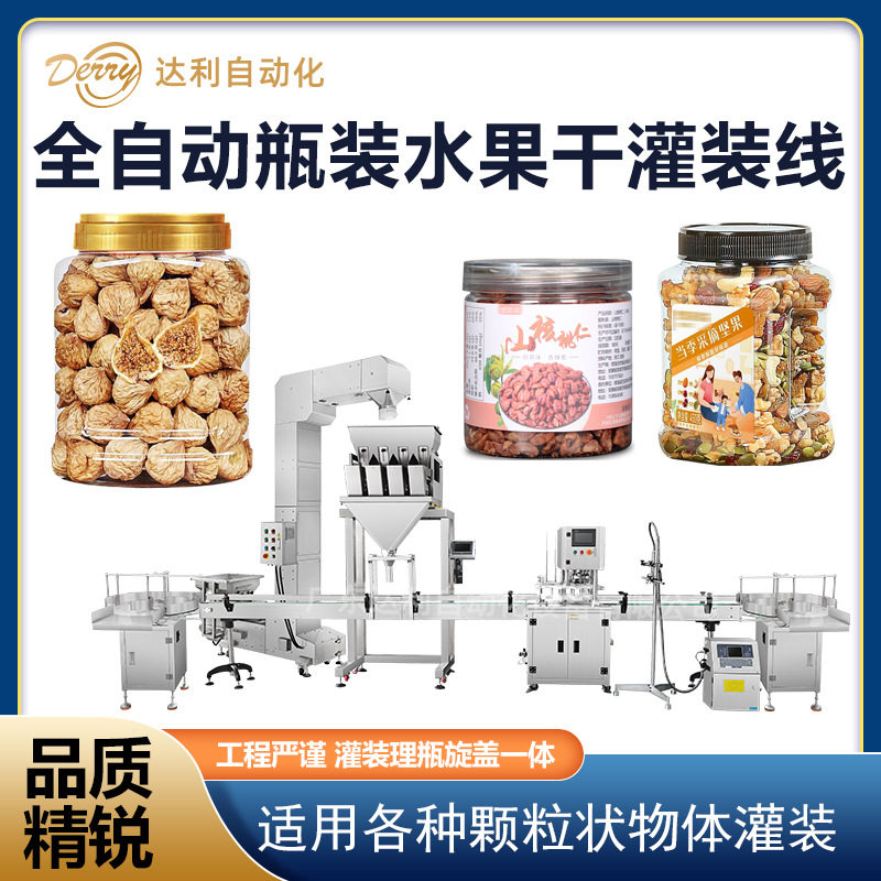 定量瓶装无花果干水果干灌装线 自动灌装机械设备