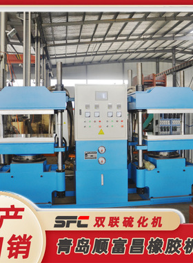 XLB900×900×2双联硫化机 双工位独立工作 定位精准 生产效率高