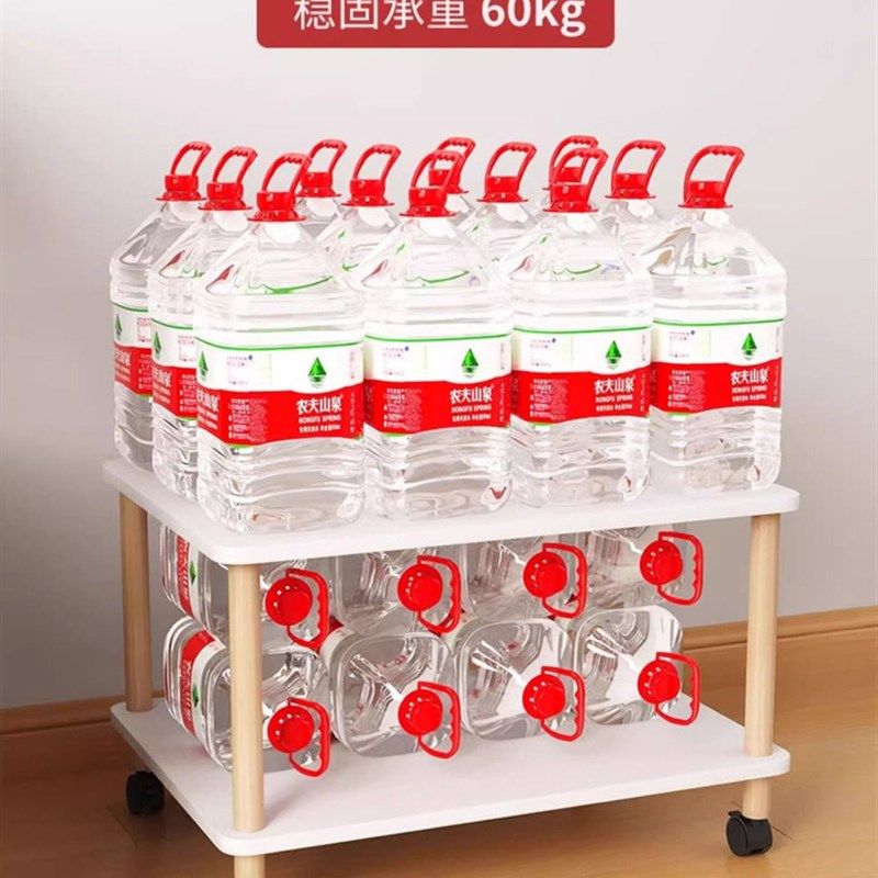 打印机置物架落地双层移动小推车电脑桌台式支架办公桌架子置物架