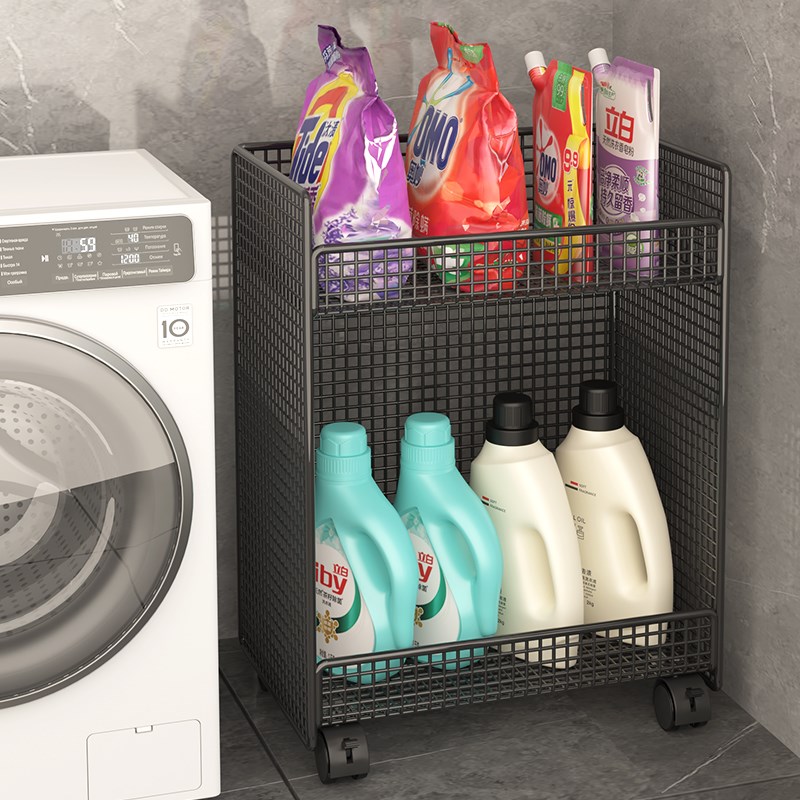 卫生间置物架厕所浴室洗澡间收纳架移动小推车P落地多层收纳储物