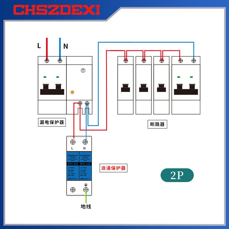 迷你型一级电f源防雷器limp25KAT1避雷器10/350usI级浪涌保护器