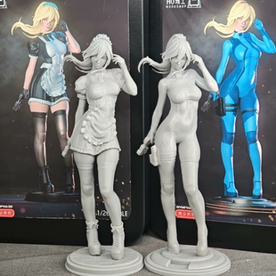 微缩模型 雕塑 gk 银河战士 samus 萨姆斯 nympha 商业授权