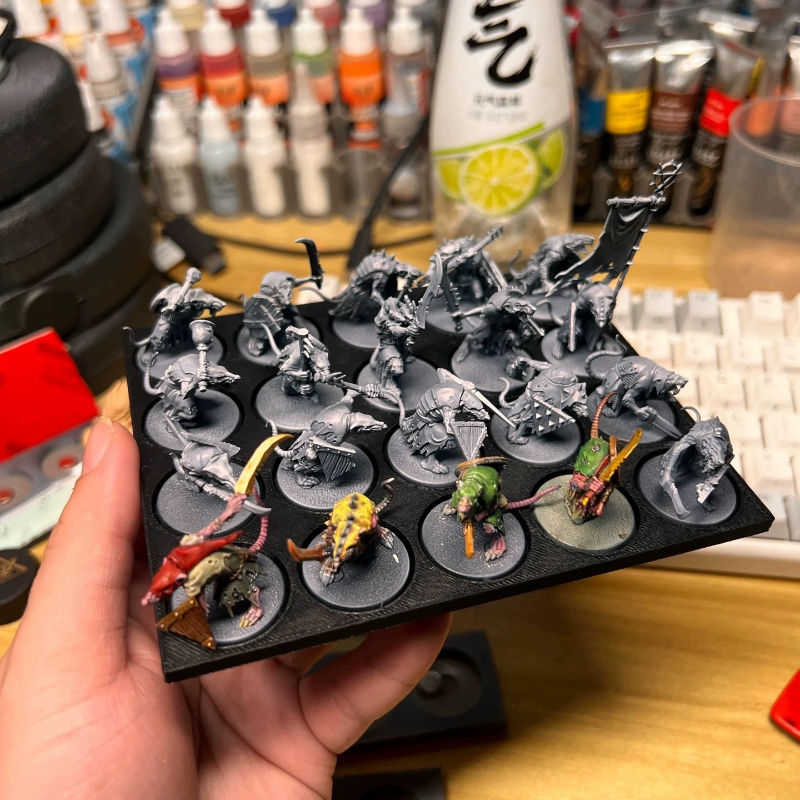 战锤棋子托盘 棋子磁吸托盘 自带引磁片