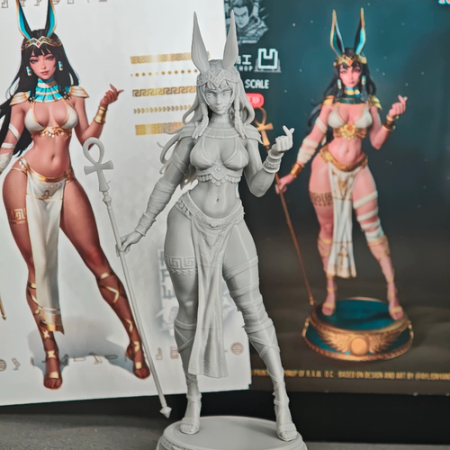 微缩模型 雕塑 gk 奈芙丽达 埃及 少女祭司  罗宁艺术授权正版