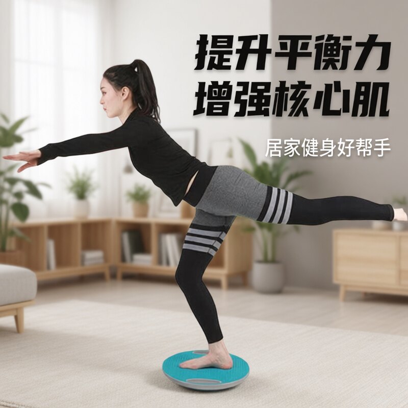健身训练平衡板瑜伽舞蹈平衡盘