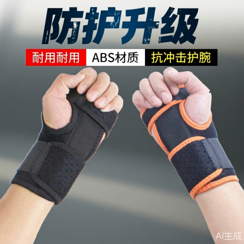 滑冰护手护掌儿童护腕轮滑护手单板防摔成人男女运动护具软护装备