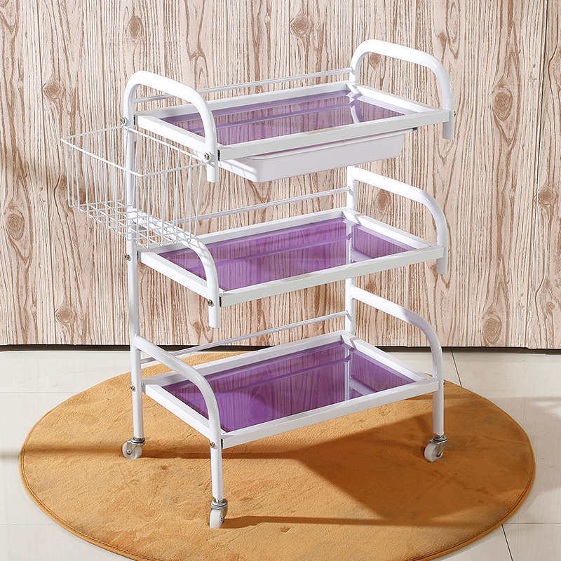 美容院推车置物架子纹绣欧式专用火罐厨房工具车包美甲仪器邮气泡