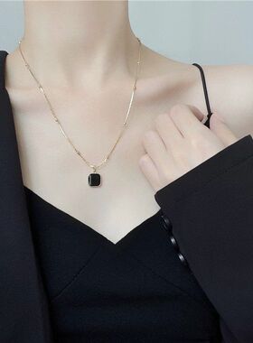 方形颈链简约几何批发百搭设计