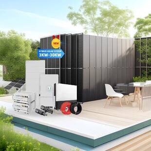 户用太阳能发电系统8kw混合光伏发电系统10kw 太阳能储能供电