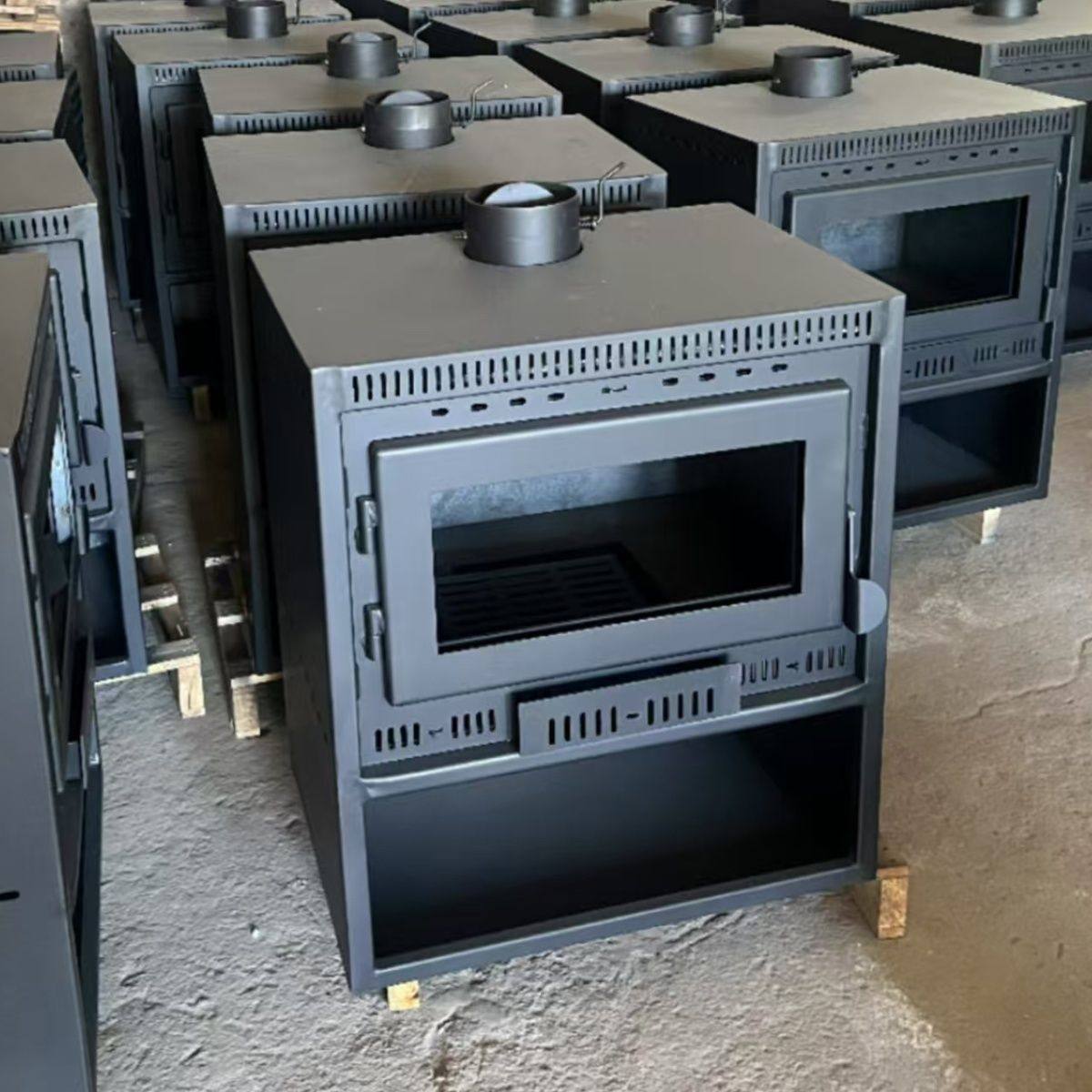 50型真火燃木木柴壁炉取暖别墅柴火农村家用室内民宿取暖炉欧式