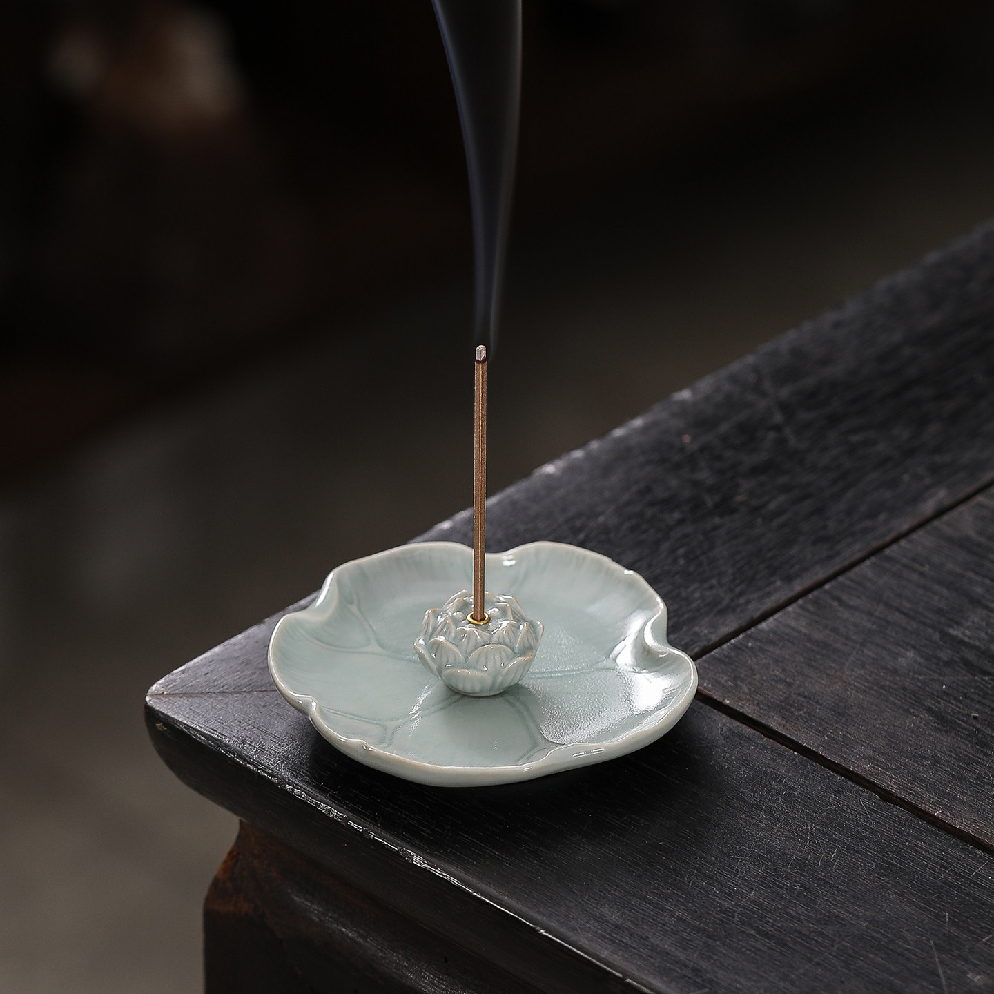 荷叶莲花线香香插陶瓷线香底座托盘室内家用插香底座檀香沉香香炉,餐饮具,茶道/香炉,淘宝优惠券,粉丝福利购,淘宝优惠卷