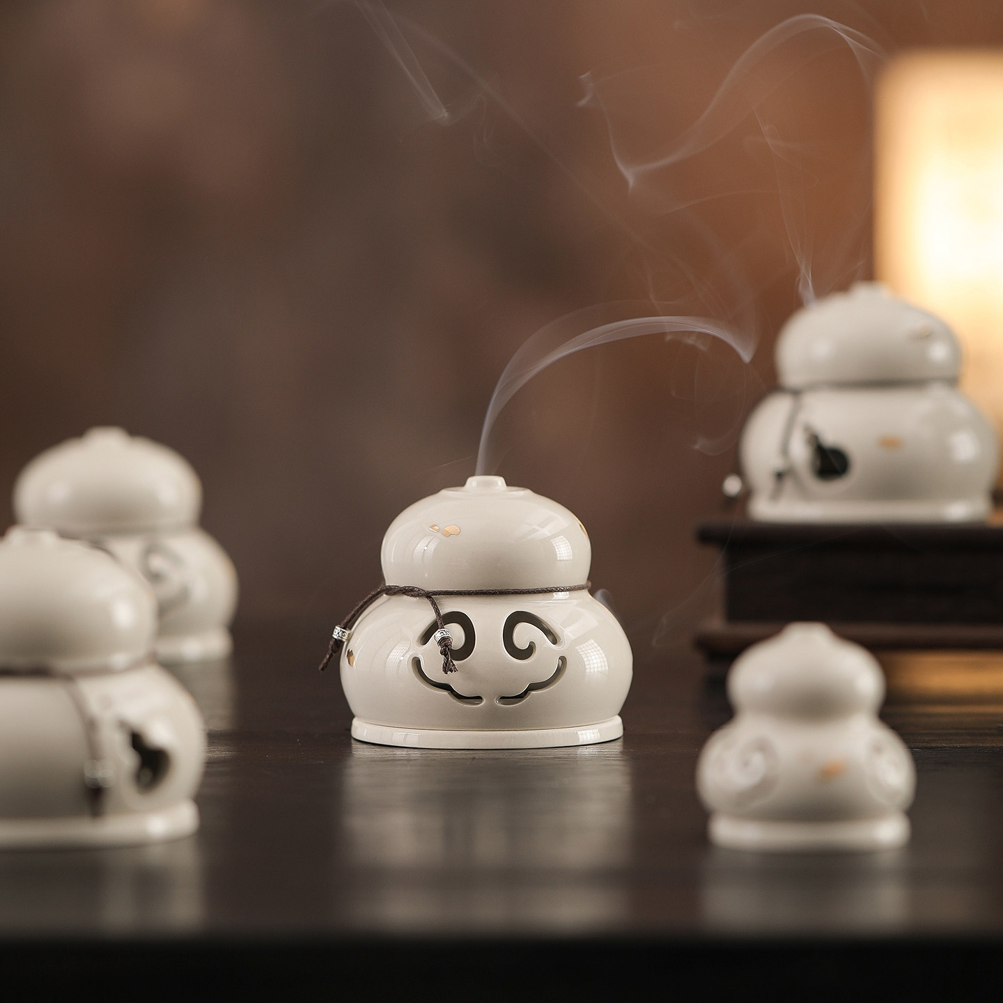 家居陶瓷香薰炉草木灰葫芦香炉禅意复古手工茶道茶桌盘香炉小摆件,餐饮具,茶道/香炉,淘宝优惠券,粉丝福利购,淘宝优惠卷