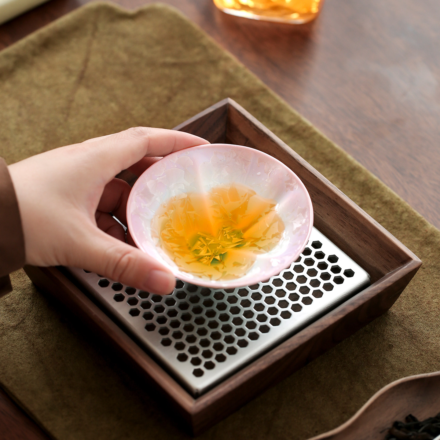 窑变结晶釉福禄主人杯陶瓷个人专用葫芦品茗杯斗笠杯中式喝茶杯子