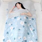 宿舍教室学校午休睡袋秋冬中学生高儿童单人午睡专用冬天便携信封