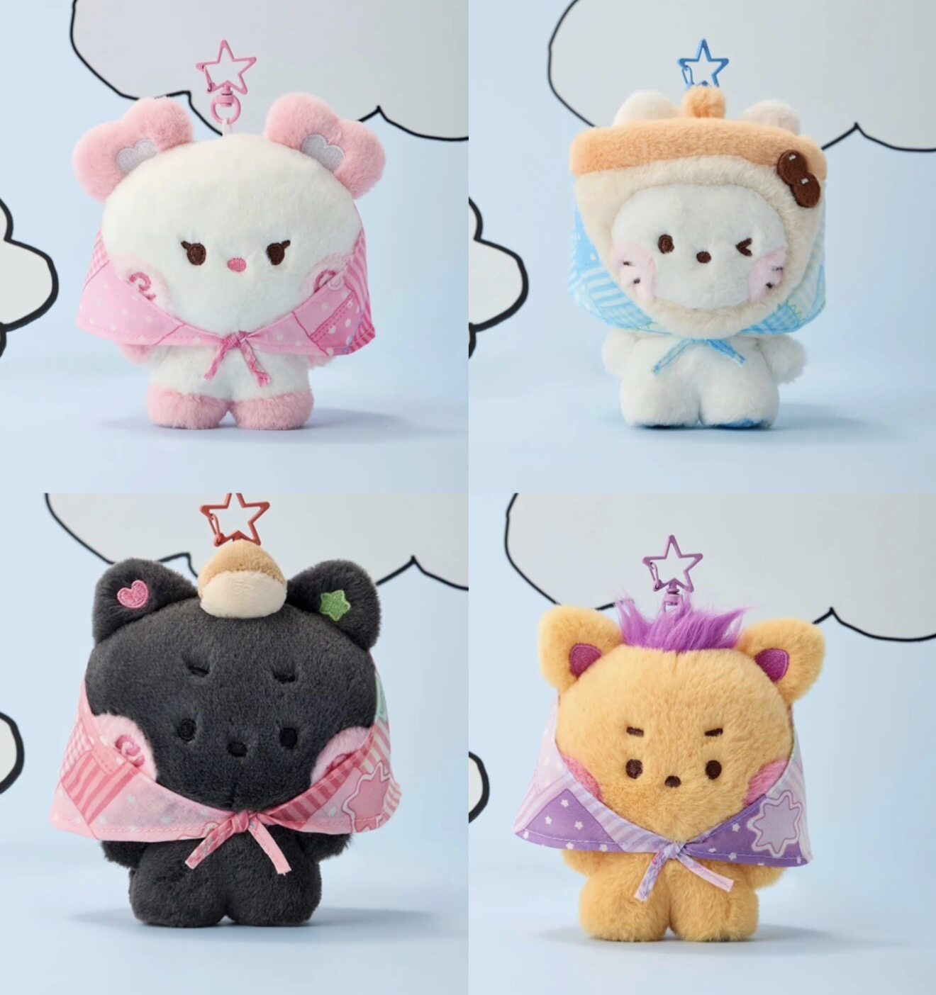LineFriends · NCTWISH wishnini house头巾玩偶勇志藤永咲哉 - 实物图