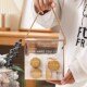 圣诞节雪花酥盒子手提包装 盒儿童透明饼干糖果太S妃糖礼品盒糯米