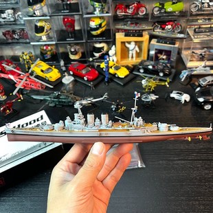 战舰世界胡德号k战列舰军舰二战合金摆件静态成品舰船模型铁流